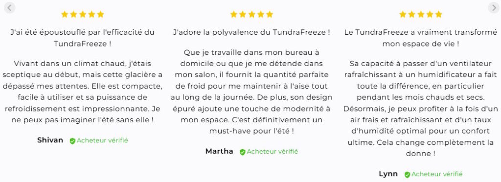 Tundra Freeze Avis