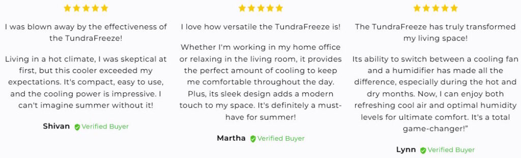 Tundra Freeze Reviews